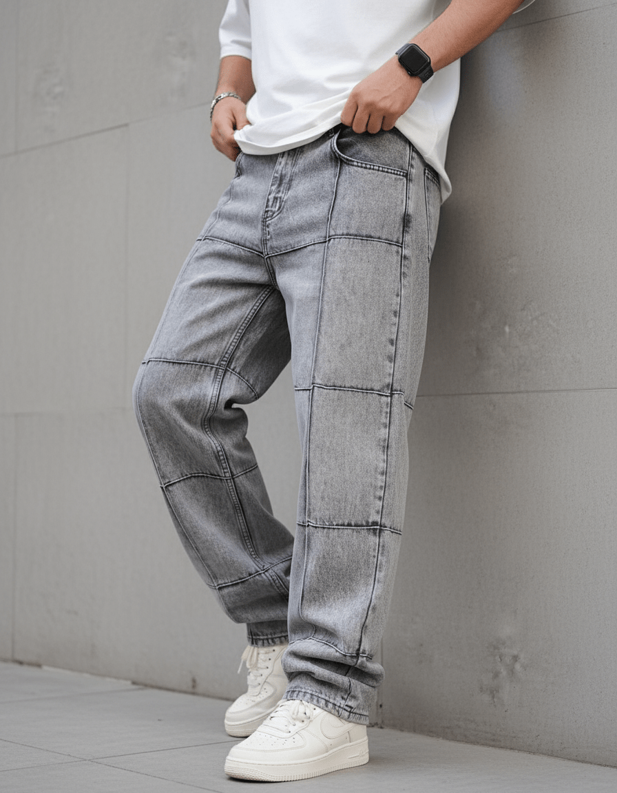 JEANS BAGGY GREY 3189 - ZG PREMIUM