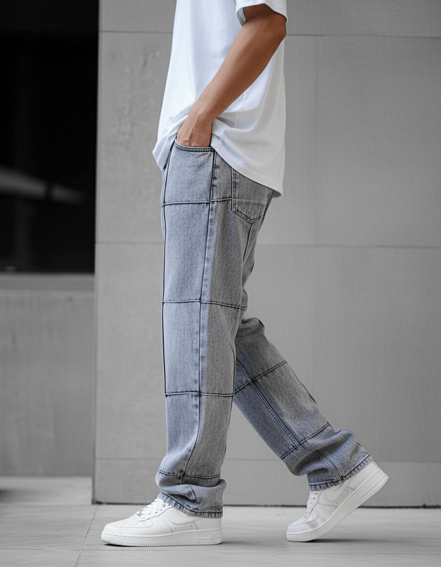 JEANS BAGGY GREY 3189 - ZG PREMIUM