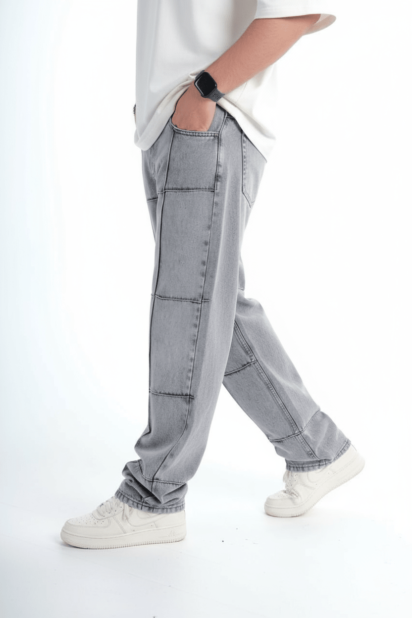JEANS BAGGY GREY 3189 - ZG PREMIUM