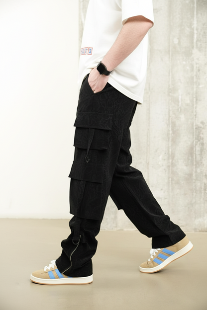 JOGGING CARGO BLACK 015