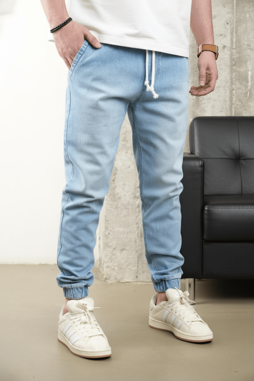 JEANS JOGGER BLUE B9691 - ZG PREMIUM