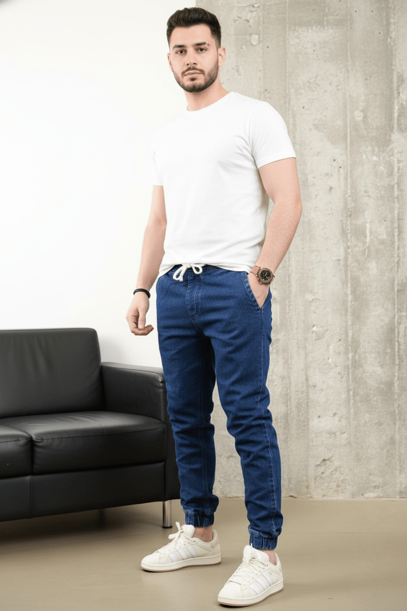 JEANS JOGGER BLUE B9700 - ZG PREMIUM