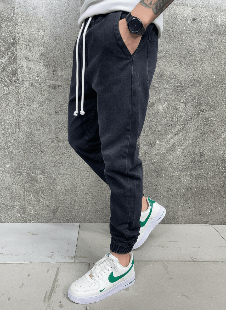 JEANS JOGGING GRIS B7796 - ZG PREMIUM
