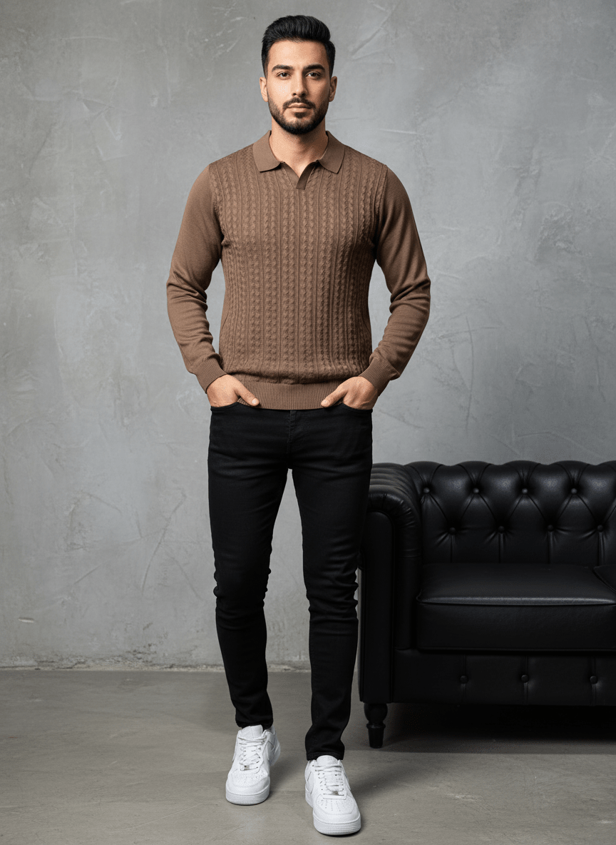 POLO TRIICOTE MARON 4023 - ZG PREMIUM