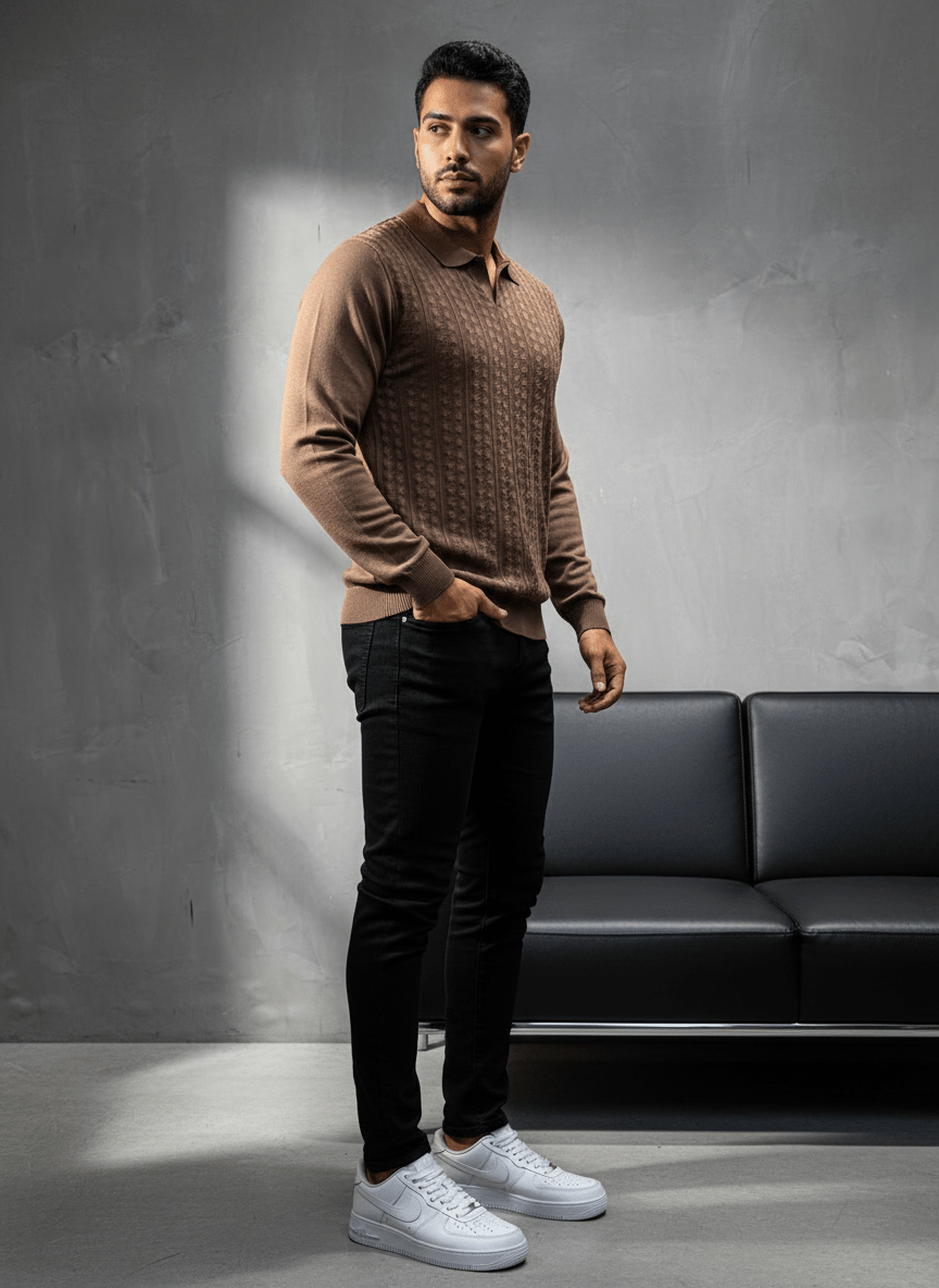 POLO TRIICOTE MARON 4023 - ZG PREMIUM