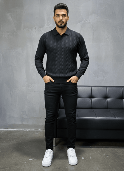 POLO TRIICOTE BLACK 4023 - ZG PREMIUM