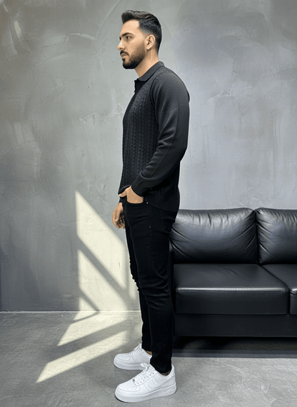 POLO TRIICOTE BLACK 4023 - ZG PREMIUM