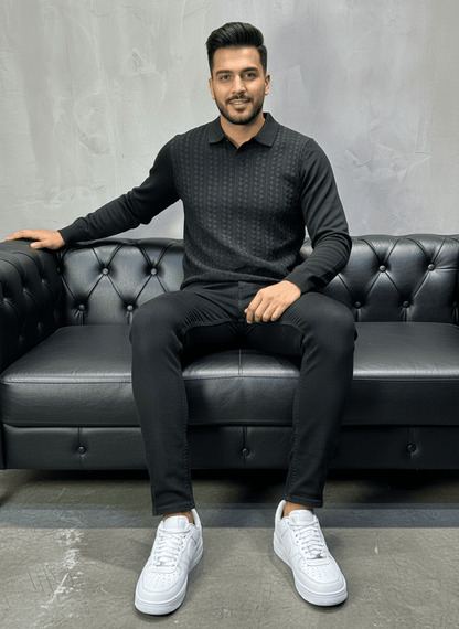 POLO TRIICOTE BLACK 4023 - ZG PREMIUM