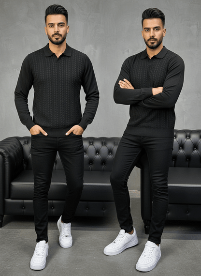POLO TRIICOTE BLACK 4023 - ZG PREMIUM
