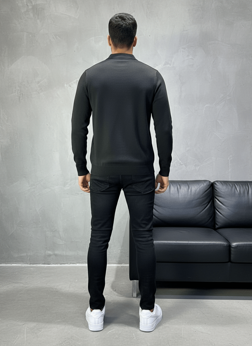 POLO TRIICOTE BLACK 4023 - ZG PREMIUM
