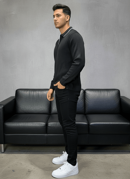 POLO TRIICOTE NOIRE 4004 - ZG PREMIUM