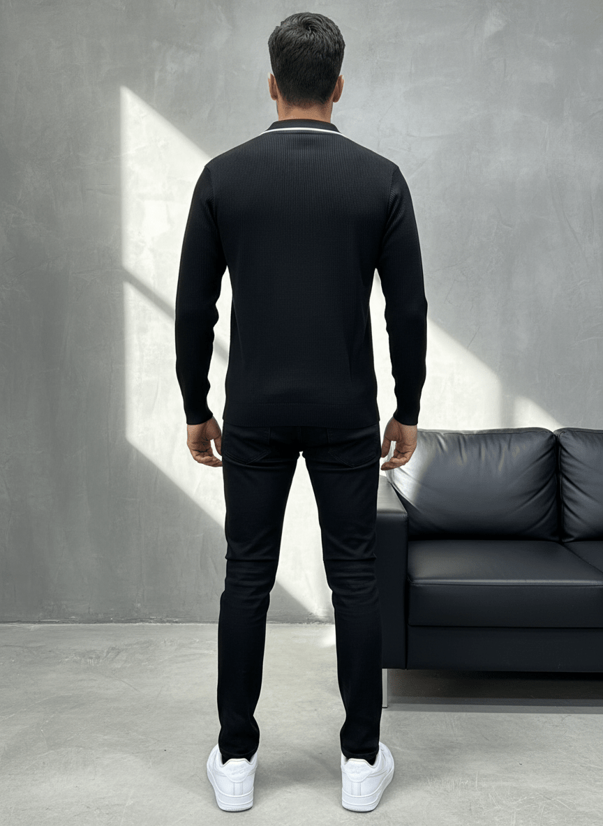 POLO TRIICOTE NOIRE 4004 - ZG PREMIUM