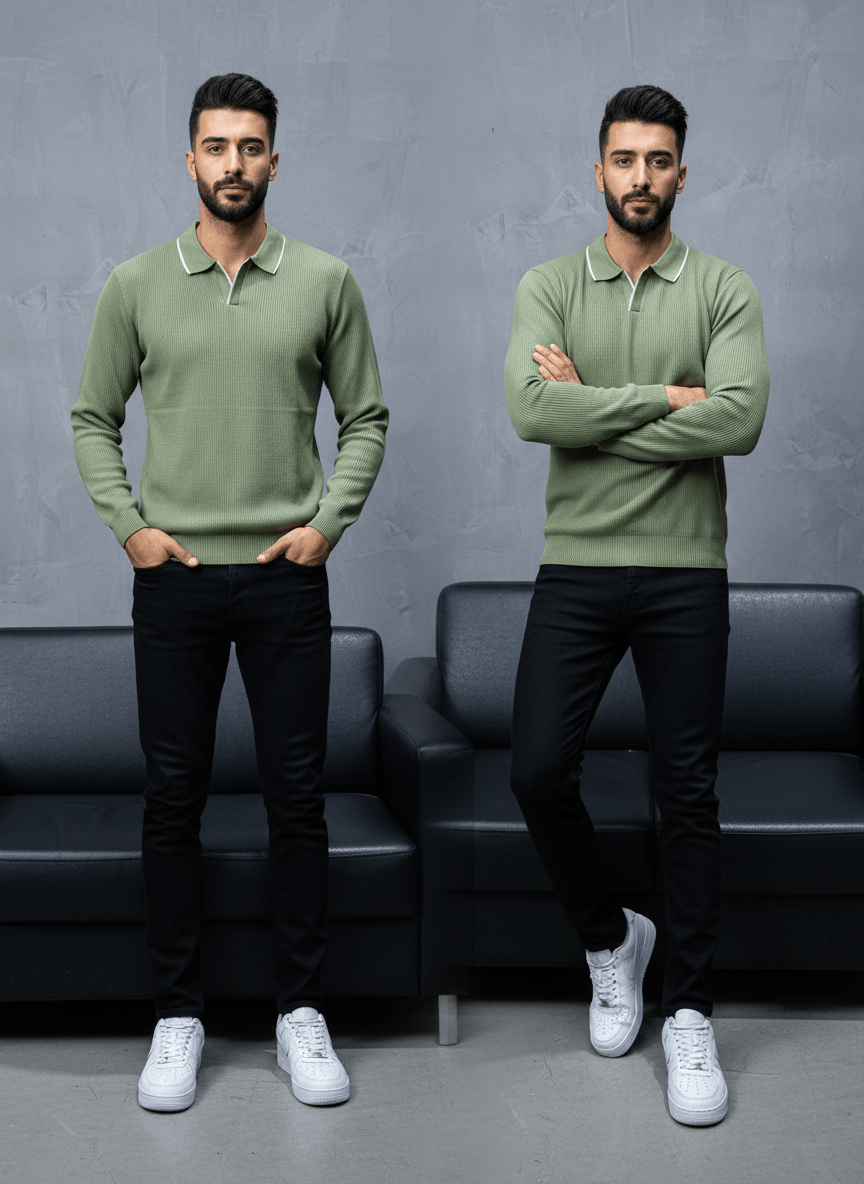 POLO TRIICOTE VERT 4004 - ZG PREMIUM