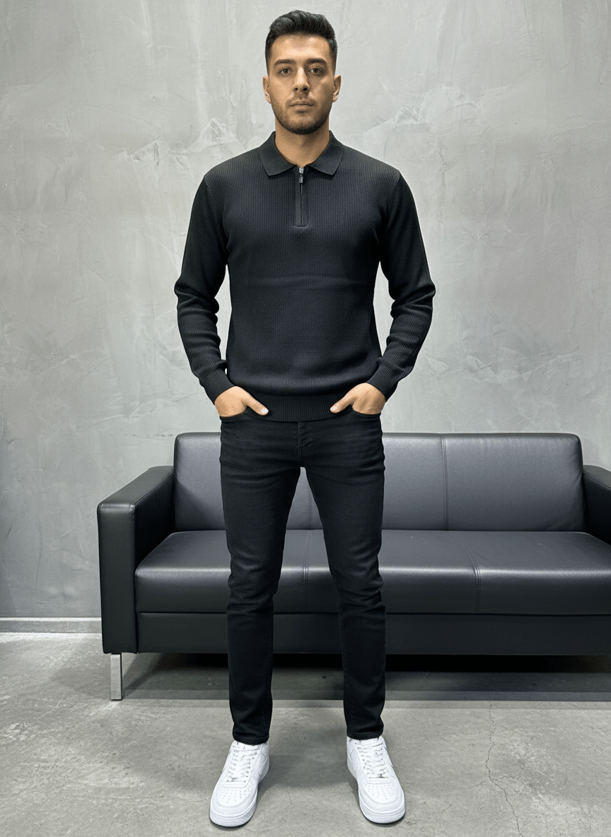 POLO TRIICOTE NOIRE 4100 - ZG PREMIUM