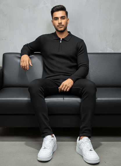 POLO TRIICOTE NOIRE 4100 - ZG PREMIUM