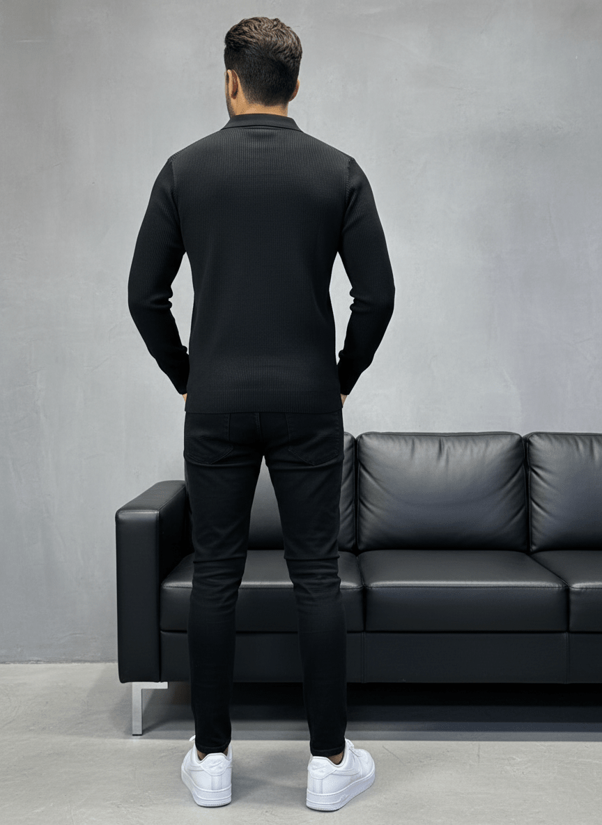 POLO TRIICOTE NOIRE 4100 - ZG PREMIUM