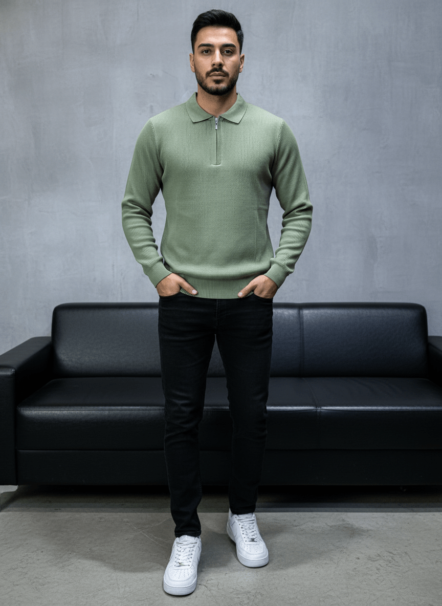 POLO TRIICOTE VERT 4100 - ZG PREMIUM