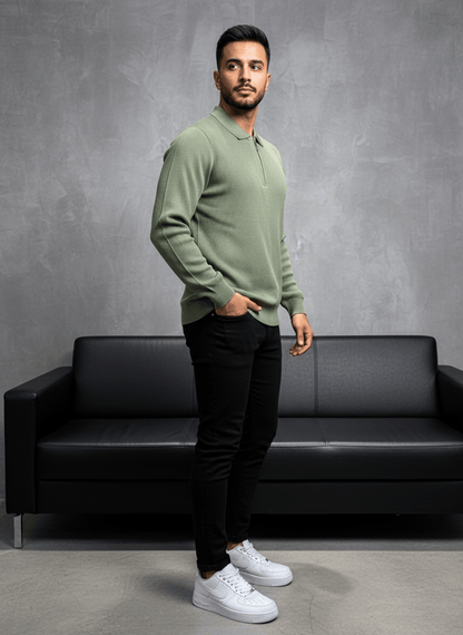 POLO TRIICOTE VERT 4100 - ZG PREMIUM