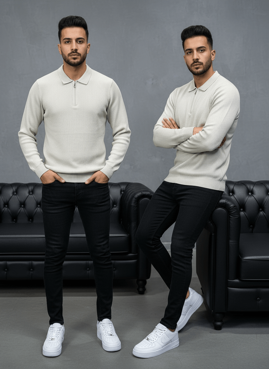 POLO TRIICOTE BEIGE 4100 - ZG PREMIUM