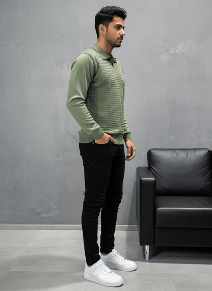 POLO TRIICOTE VERT 4034 - ZG PREMIUM
