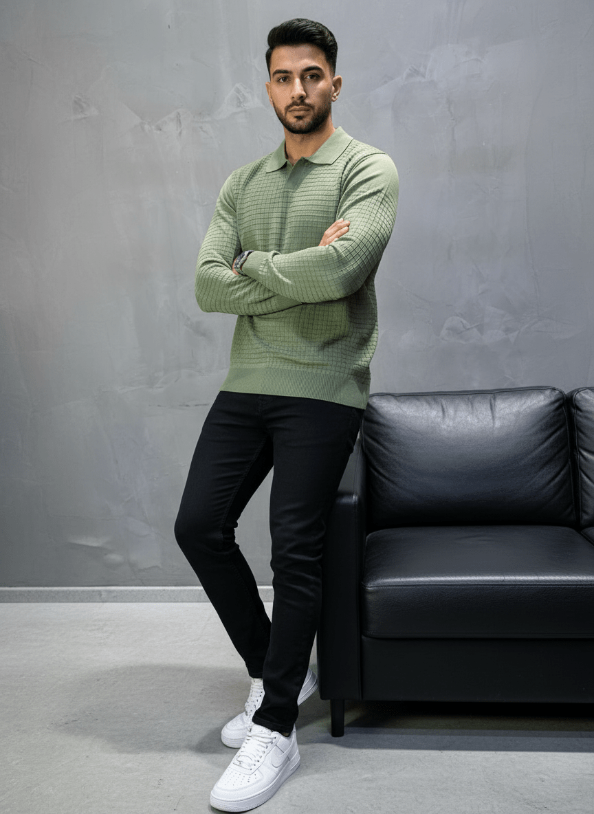 POLO TRIICOTE VERT 4034 - ZG PREMIUM
