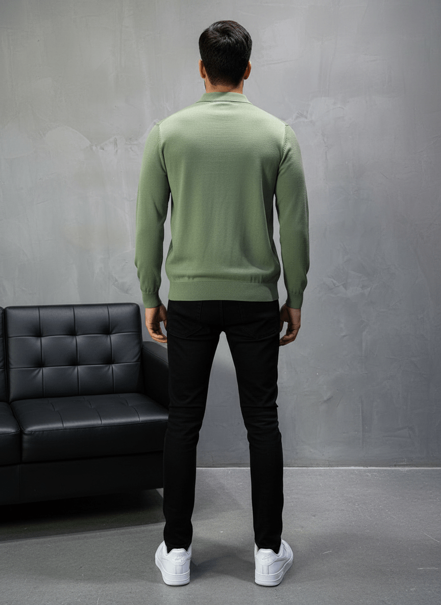POLO TRIICOTE VERT 4034 - ZG PREMIUM