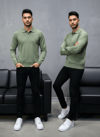POLO TRIICOTE VERT 4034 - ZG PREMIUM