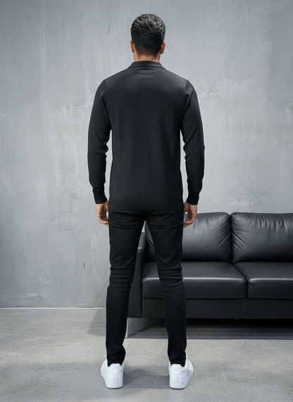 POLO TRIICOTE NOIR 4034 - ZG PREMIUM