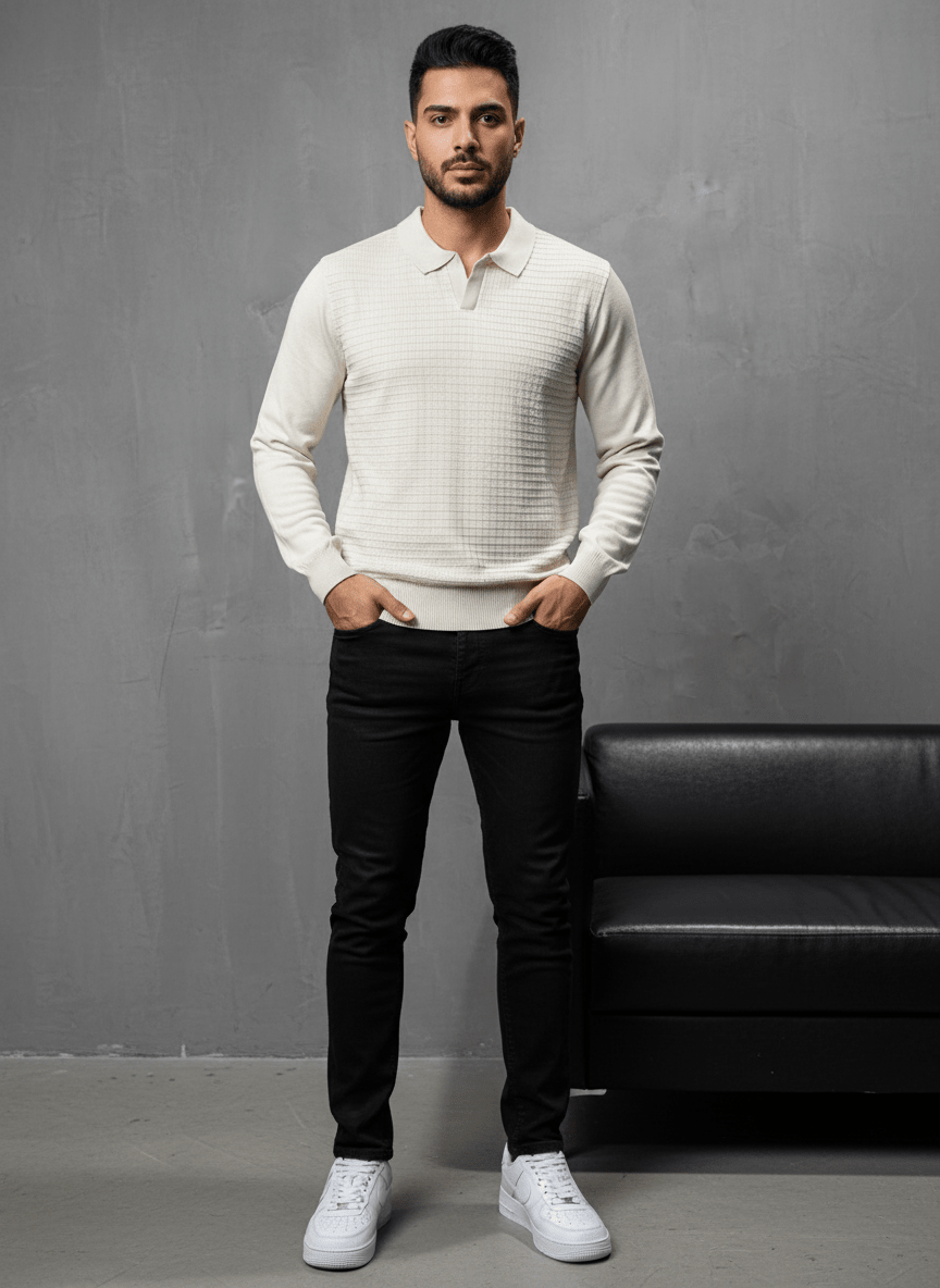 POLO TRIICOTE BEIGE 4034 - ZG PREMIUM