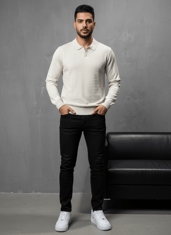 POLO TRIICOTE BEIGE 4034