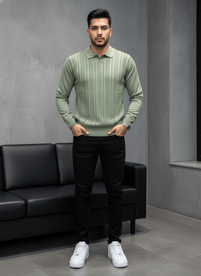 POLO TRIICOTE VERT 4018 - ZG PREMIUM