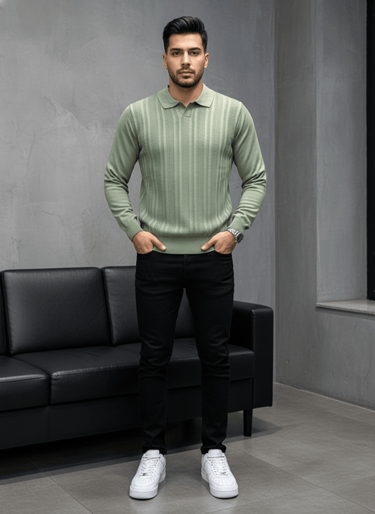 POLO TRIICOTE VERT 4018 - ZG PREMIUM