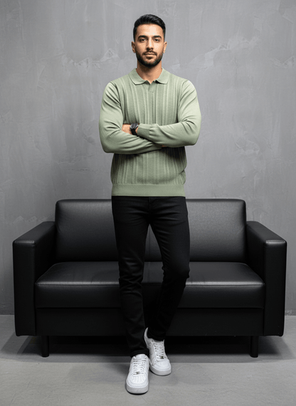 POLO TRIICOTE VERT 4018 - ZG PREMIUM
