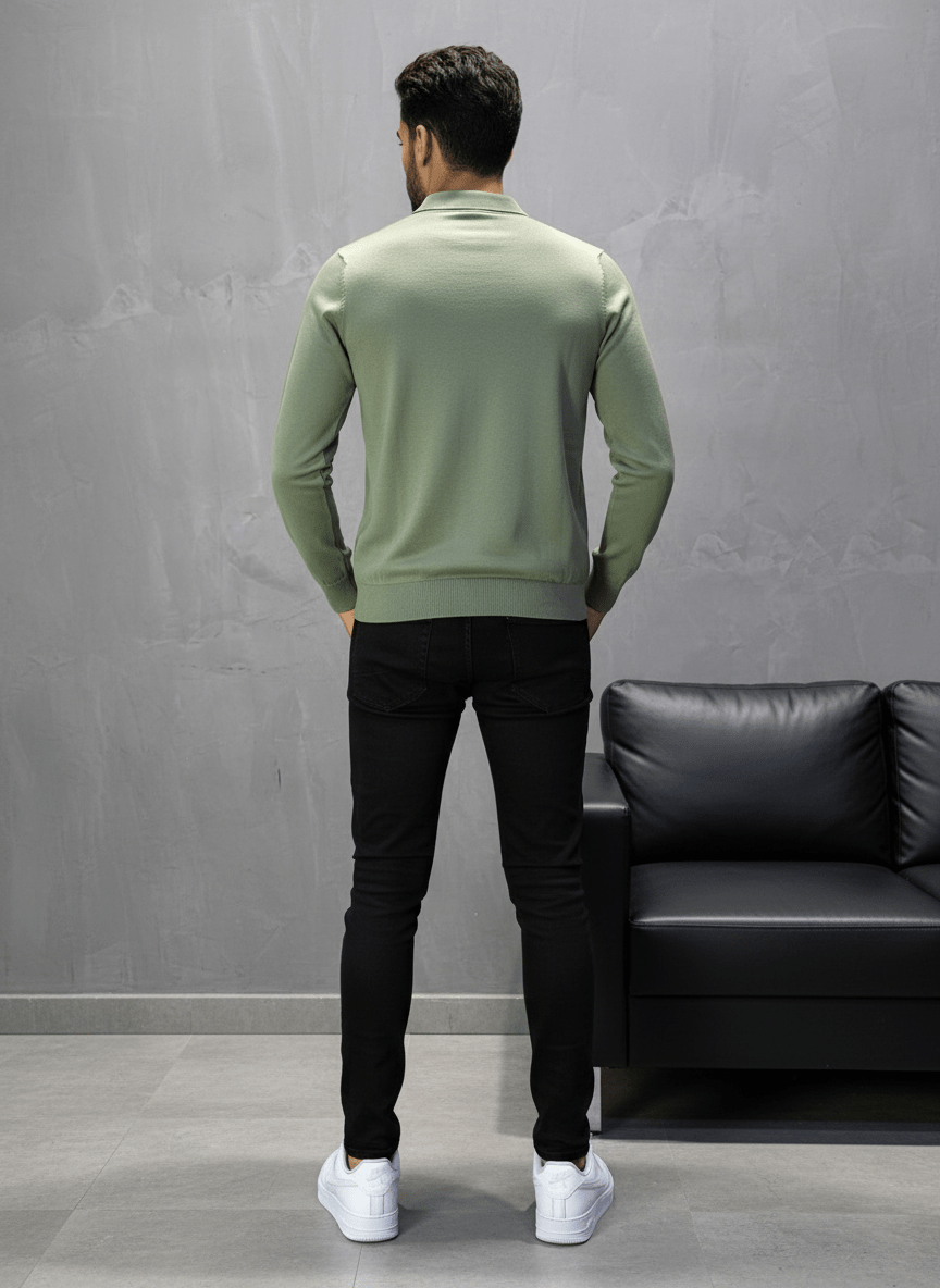 POLO TRIICOTE VERT 4018 - ZG PREMIUM