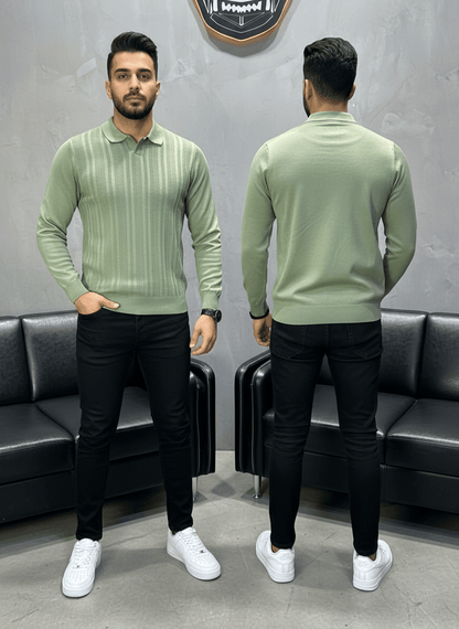 POLO TRIICOTE VERT 4018 - ZG PREMIUM