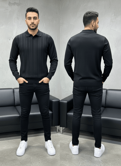 POLO TRIICOTE NOIRE 4018 - ZG PREMIUM