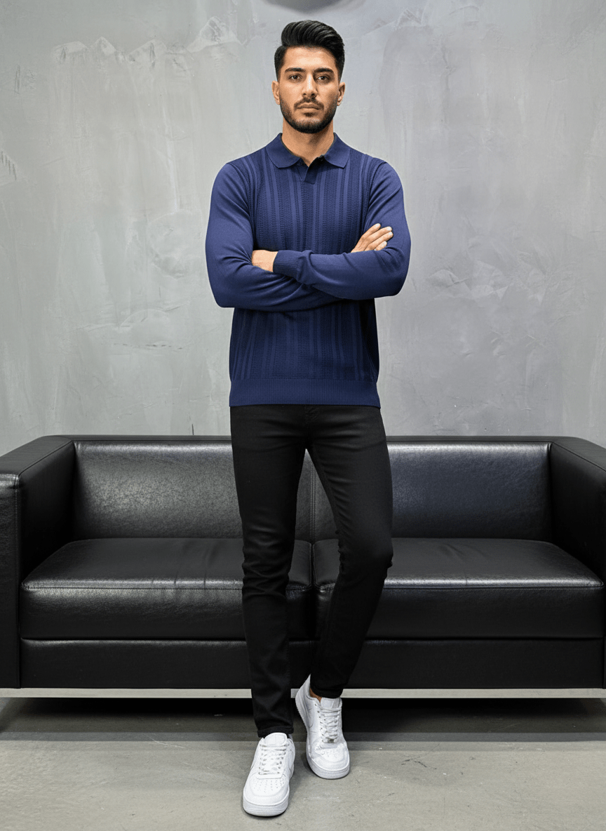 POLO TRIICOTE BLUE 4018 - ZG PREMIUM
