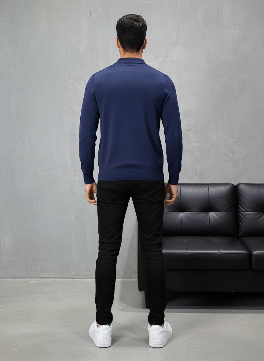 POLO TRIICOTE BLUE 4018 - ZG PREMIUM