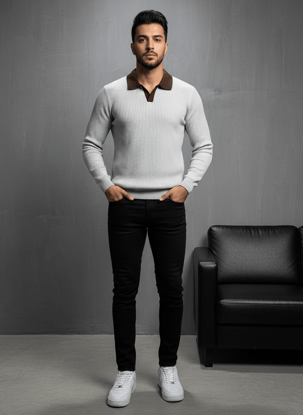 POLO TRIICOTE BEIGE 4026