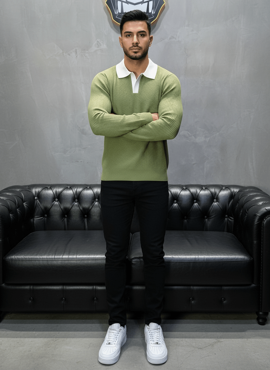 POLO TRIICOTE VERT 4026 - ZG PREMIUM