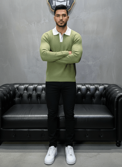 POLO TRIICOTE VERT 4026 - ZG PREMIUM