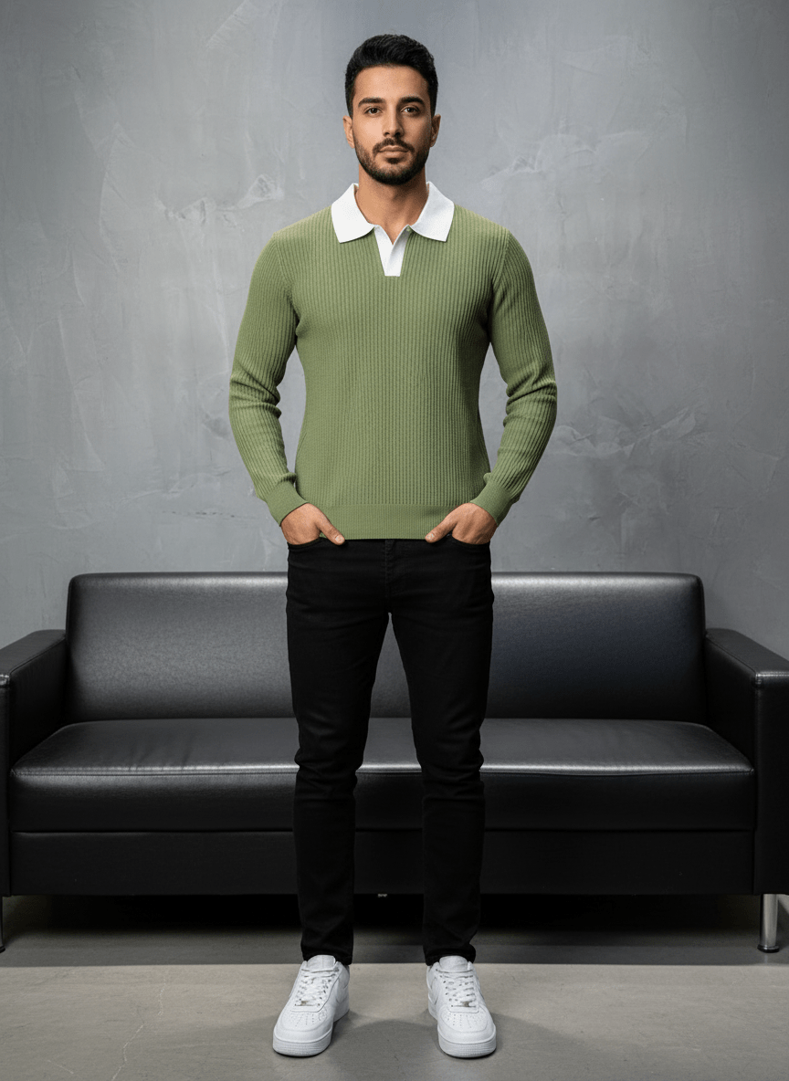 POLO TRIICOTE VERT 4026 - ZG PREMIUM