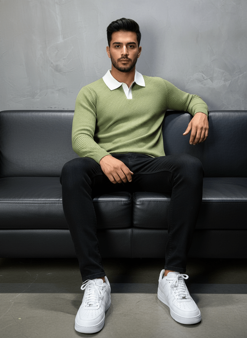 POLO TRIICOTE VERT 4026 - ZG PREMIUM