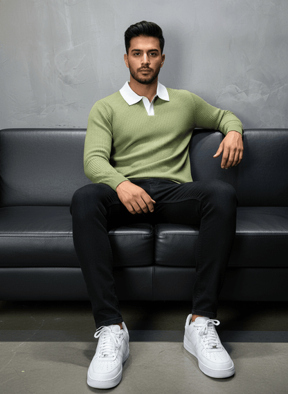 POLO TRIICOTE VERT 4026 - ZG PREMIUM