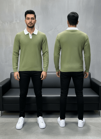 POLO TRIICOTE VERT 4026 - ZG PREMIUM