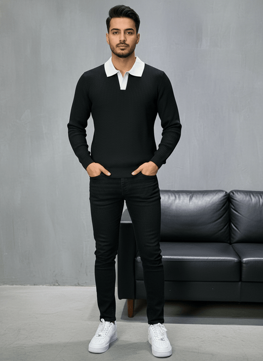 POLO TRIICOTE NOIRE 4026 - ZG PREMIUM