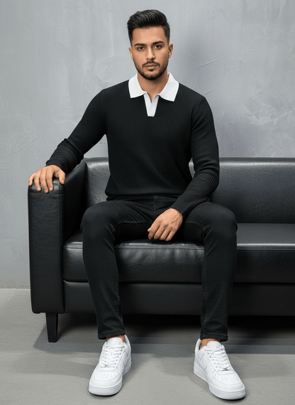 POLO TRIICOTE NOIRE 4026 - ZG PREMIUM