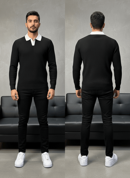 POLO TRIICOTE NOIRE 4026 - ZG PREMIUM