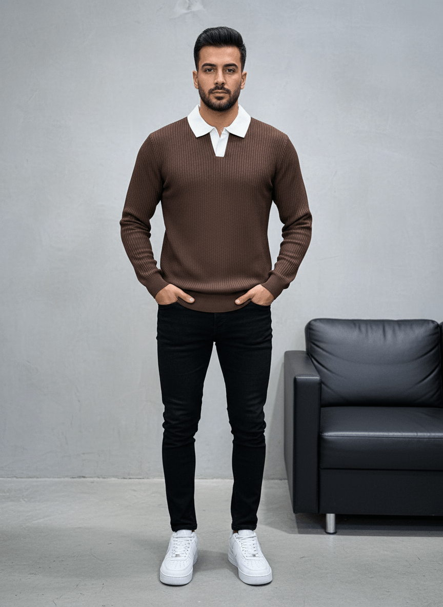 POLO TRIICOTE MARON 4026 - ZG PREMIUM