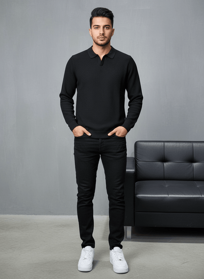POLO TRIICOTE NOIRE 4011 - ZG PREMIUM